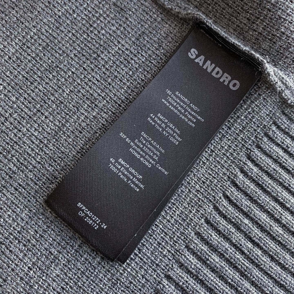 Sandro Cardigan with detachable ruffle collar - Picture 12 of 13